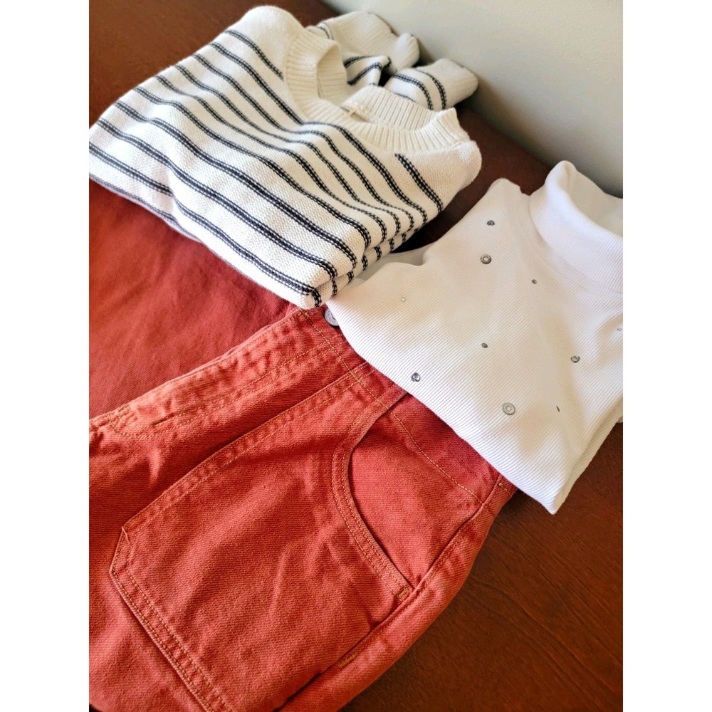 Girls Clothing Lot Size 12 Old Navy Zara OshKosh Baggy Wide Leg Stripe Cotton